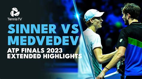 Jannik Sinner v Daniil Medvedev Highlights .